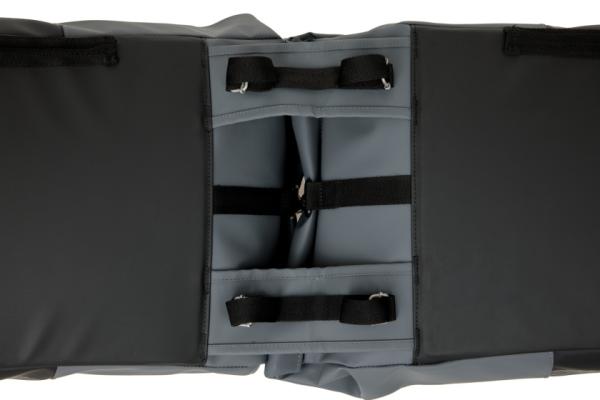 New Looxs Nyborg Doppelte Fahrradtasche 34L Wasserdicht Dunkelgrau